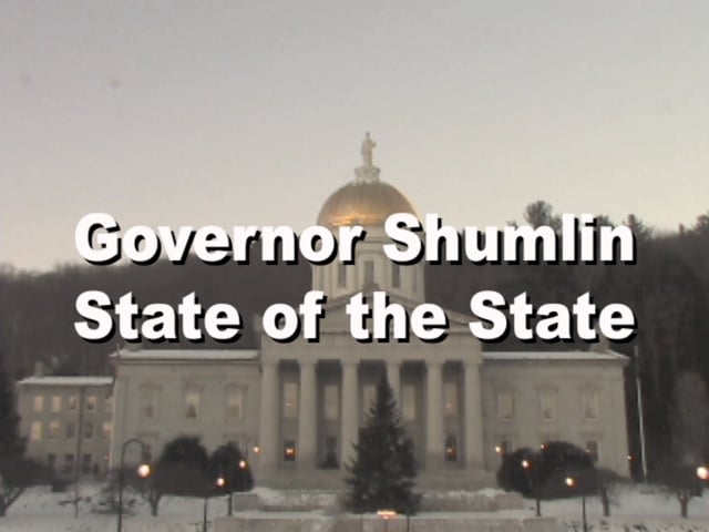Vermont Governor Peter Shumlin State of the State Address 2016