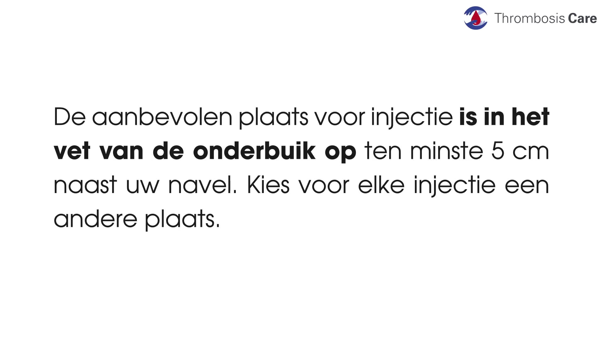 Injectietechnieken ThrombosisCare