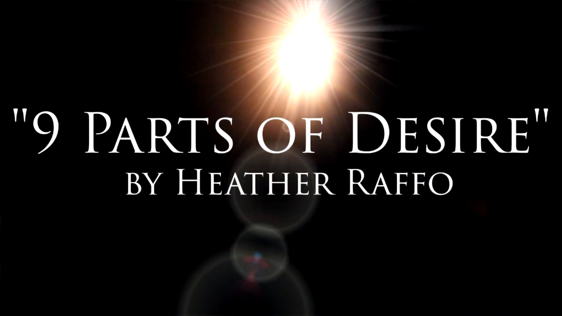 9 Parts of Desire @ USF - Official Trailer