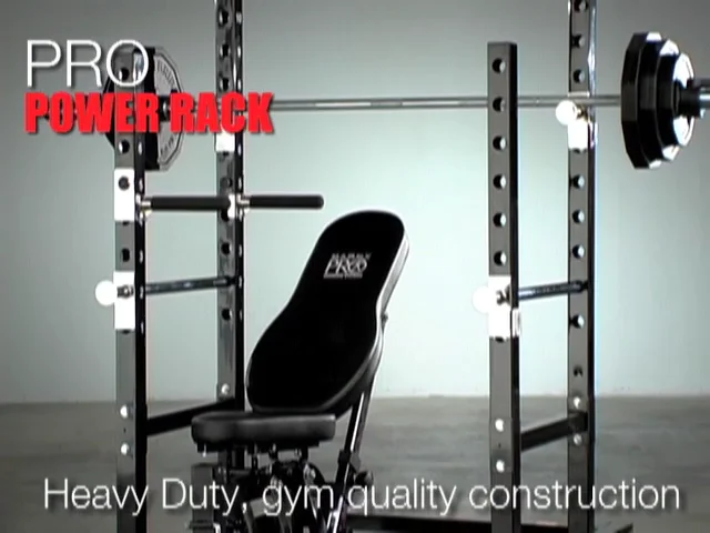 Marcy Pro Power Rack and Bench PM 3800 on Vimeo