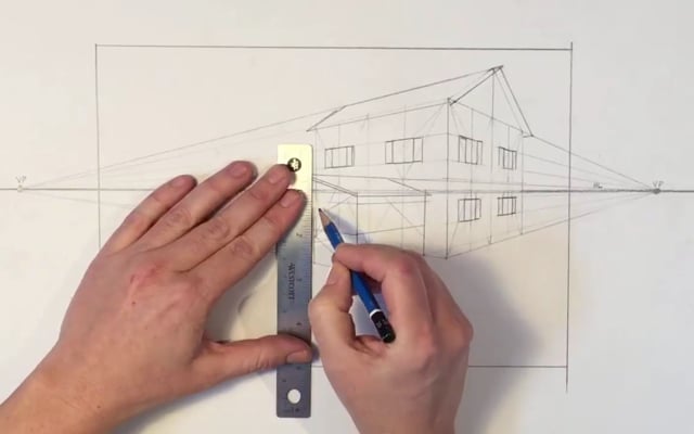 One Point Perspective Drawing on Vimeo