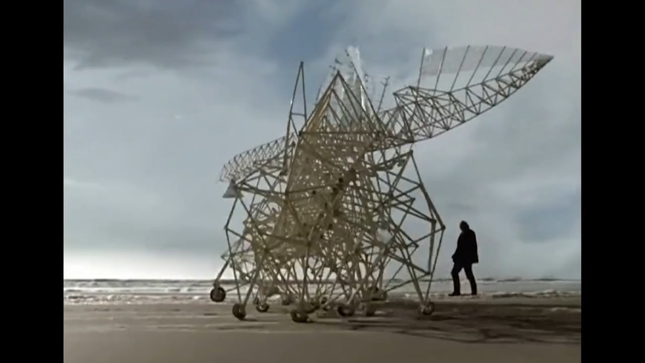 Тео янсен кинетические скульптуры чертежи