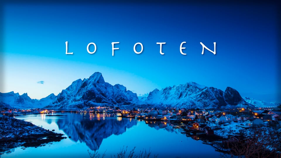 Lofoten - A timelapse postcard