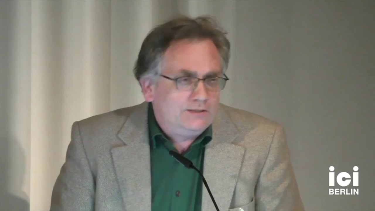 Talk by Hans Scheuer