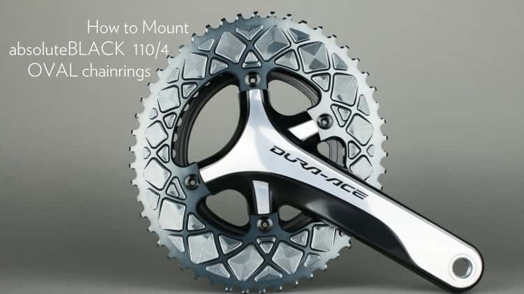 Oval chainring on online road bike