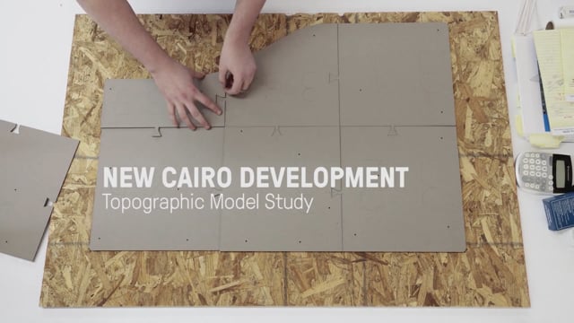 New Cairo Development - Topographic Model Study