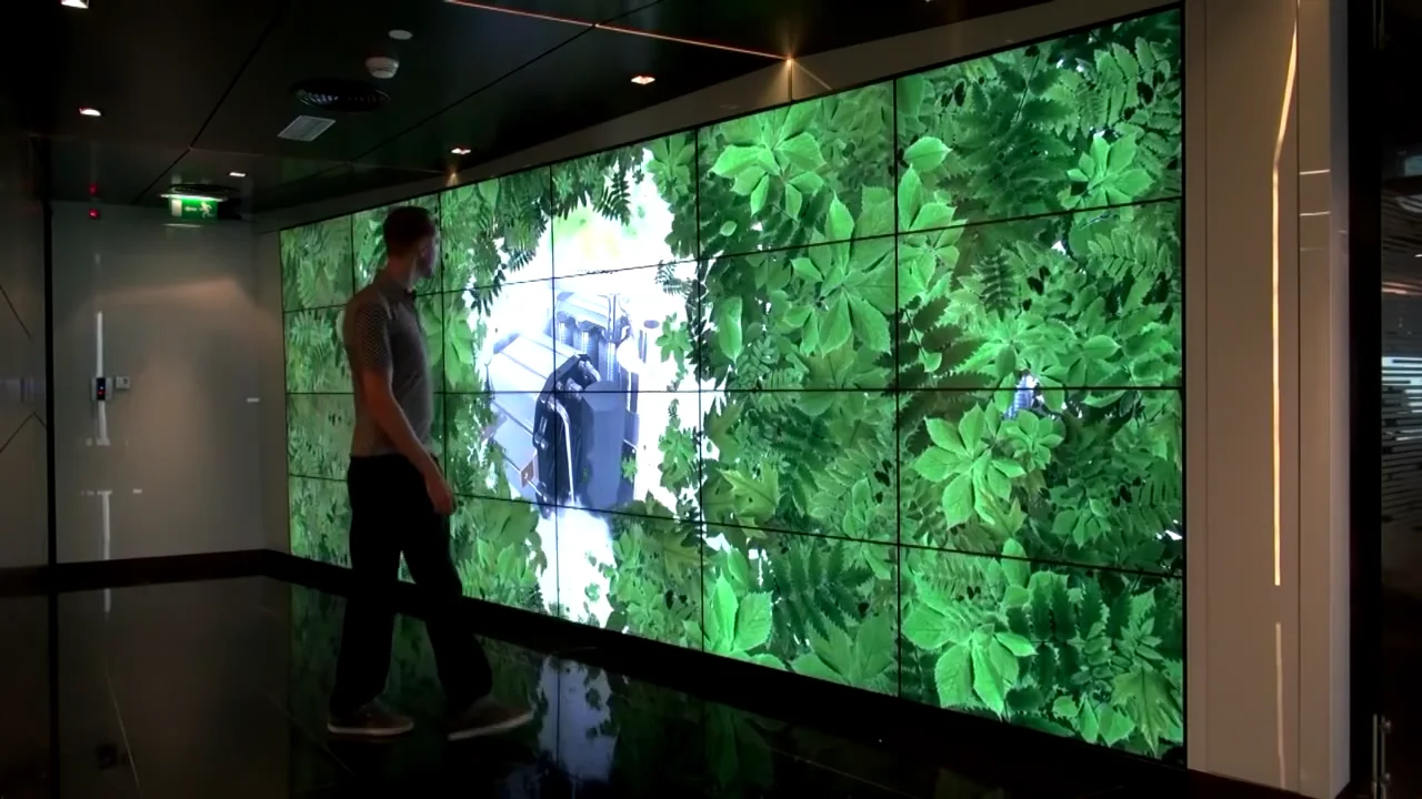 World's largest Kinect driven interactive video wall on Vimeo