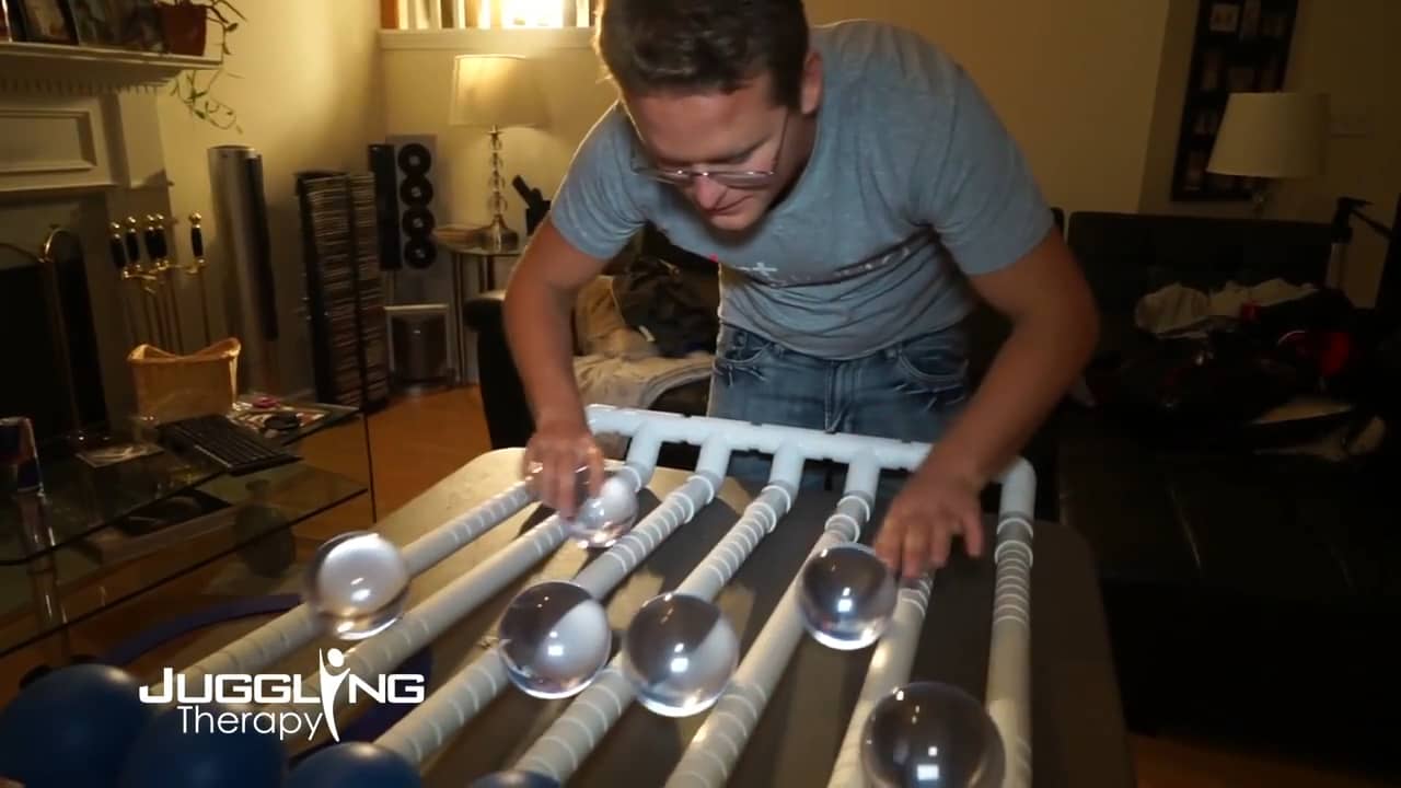 Blind can juggle VKF Juggling Therapy Project on Vimeo