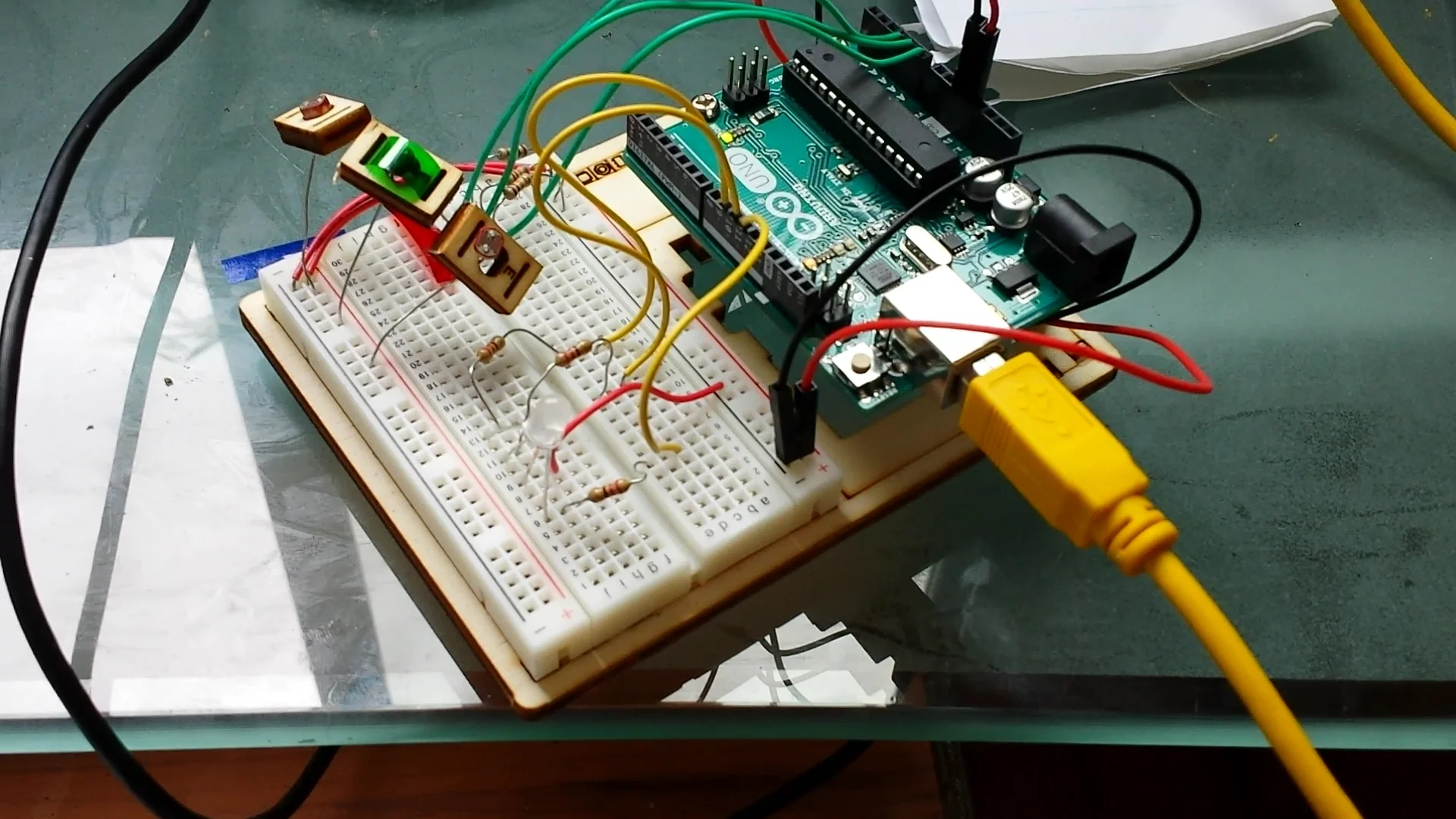 Testing 3 temp sensors with Arduino code on Vimeo
