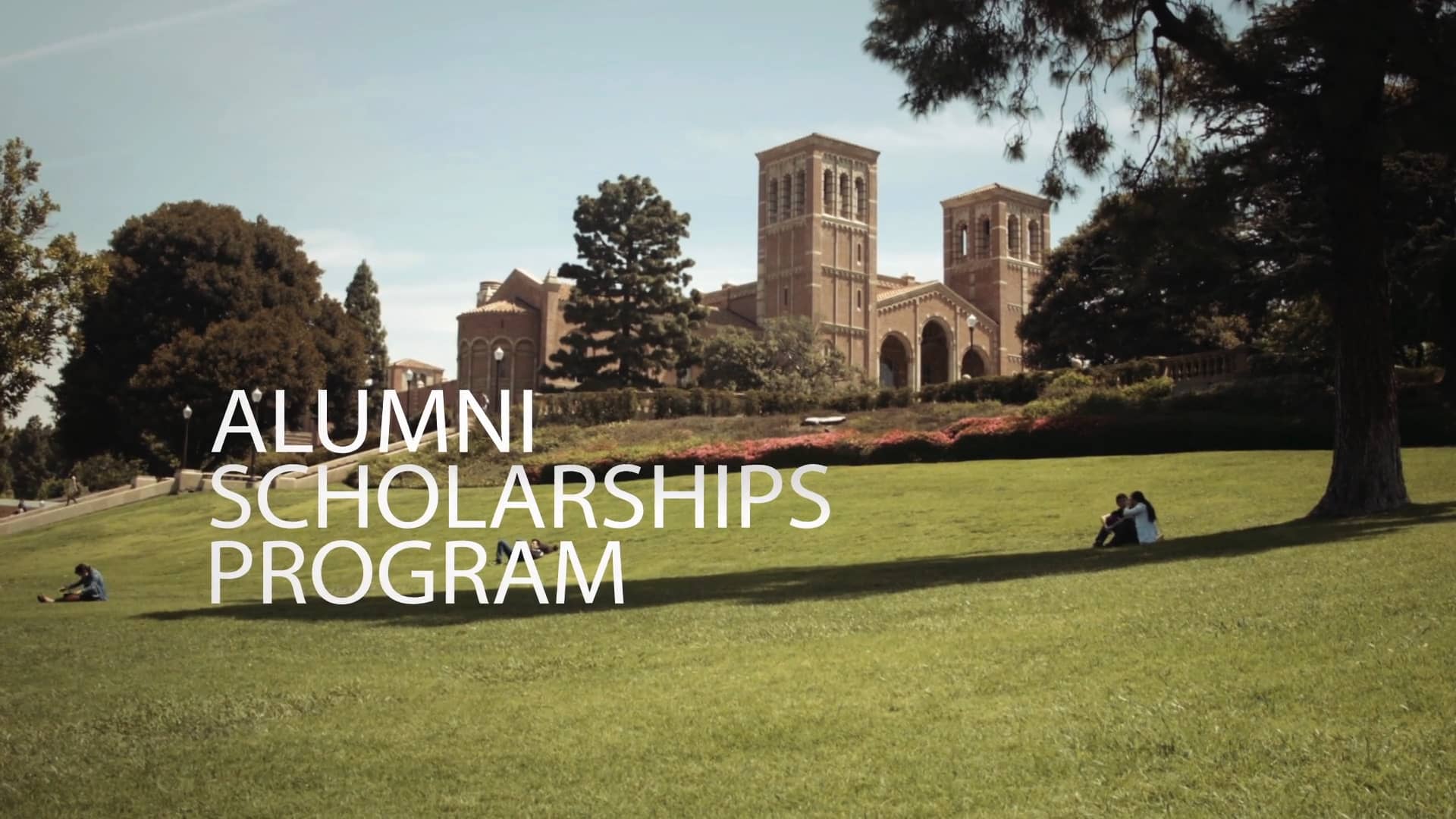 UCLA Alumni Scholarships Program on Vimeo