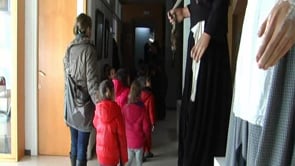 Alumnes de P4 visiten l'ajuntament