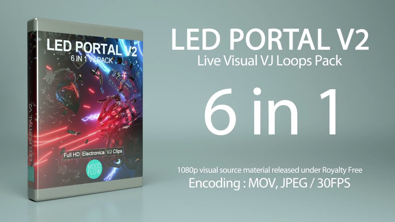 LED Portal v2 - 6 in 1 VJ Loops Pack on Vimeo