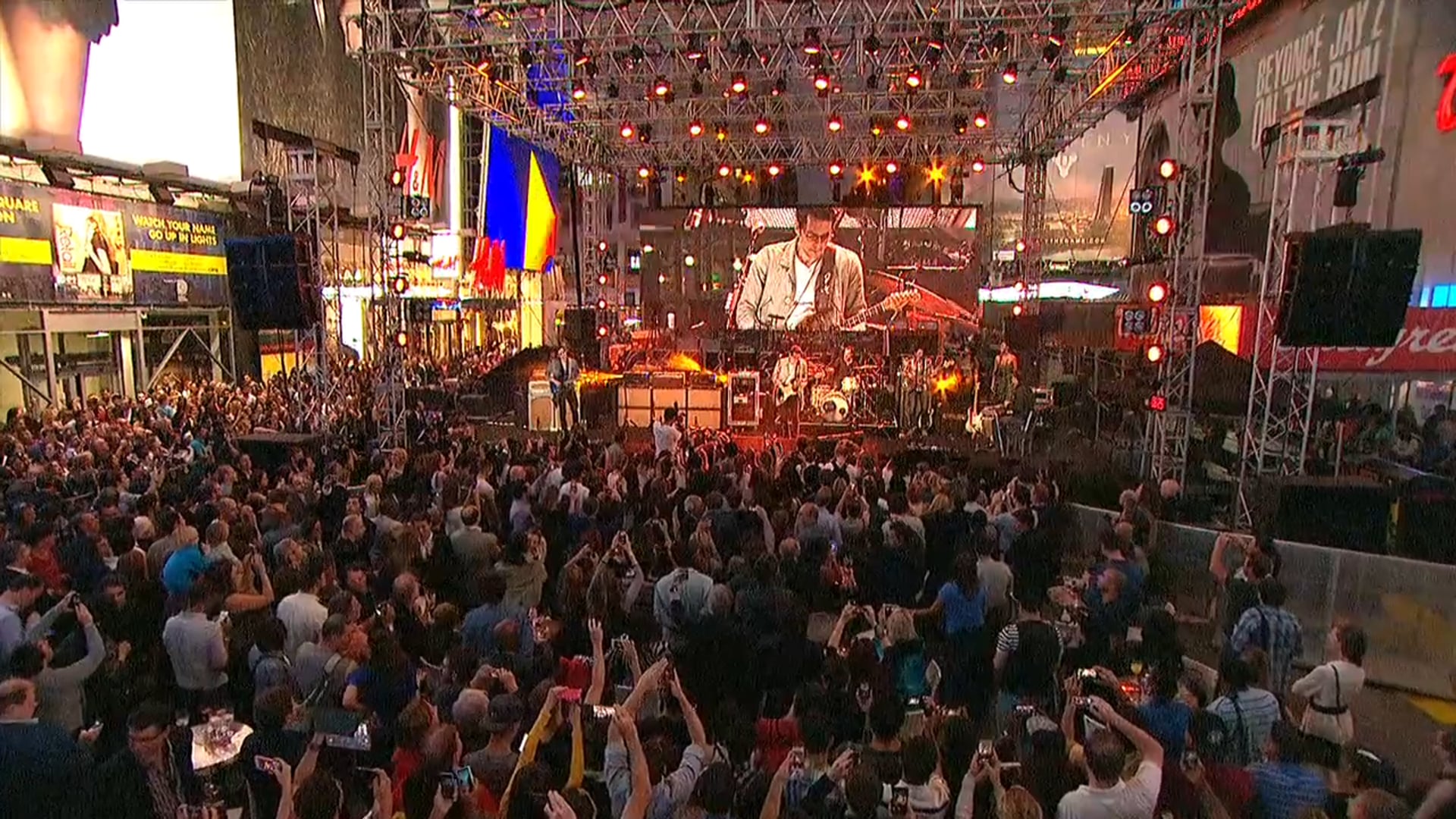 The Rock N Rio Times Square Popup concert featuring John Mayer