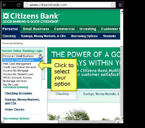 Citizens Bank Login Instructions on Vimeo