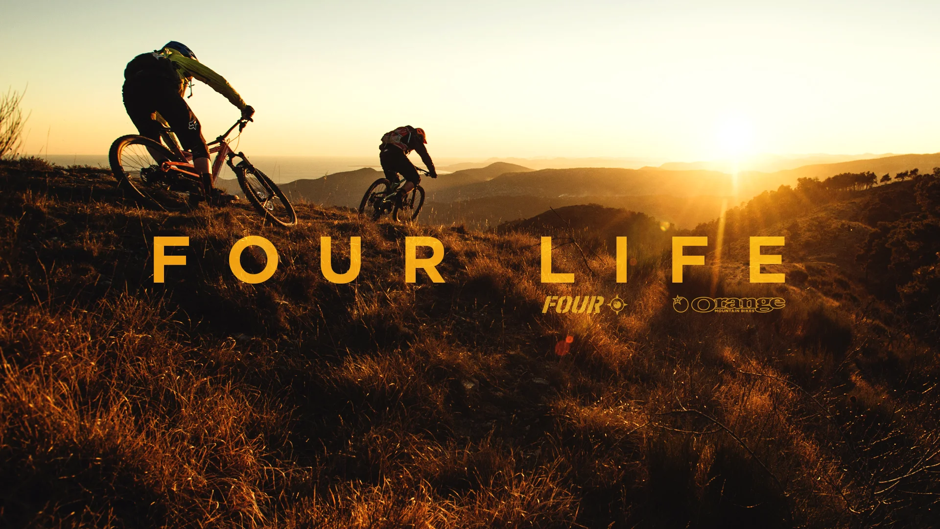 Right 4 life. Orange Bike and Rider. Place Rider.