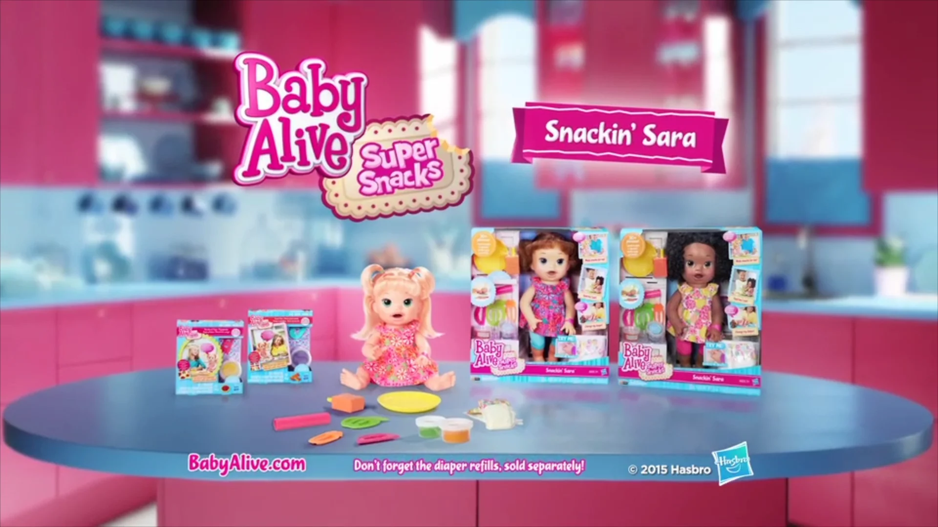 Baby alive super store snacks snackin sara