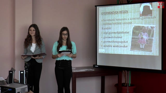 Kincskeresők 2015 - Gáspár Bettina és Tóth Kitty, Kéménd Gyermekévek száz évvel ezelott