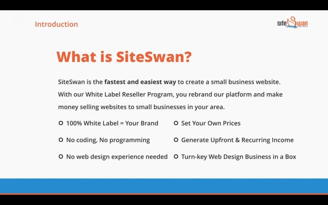 SiteSwan Reseller Interview with Dan Black: Learn How One SiteSwan Reseller is on track for 100 Sites Sold in his First Year