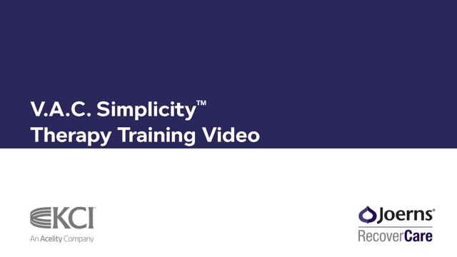 KCI® V.A.C. Simplicity™ Therapy Video