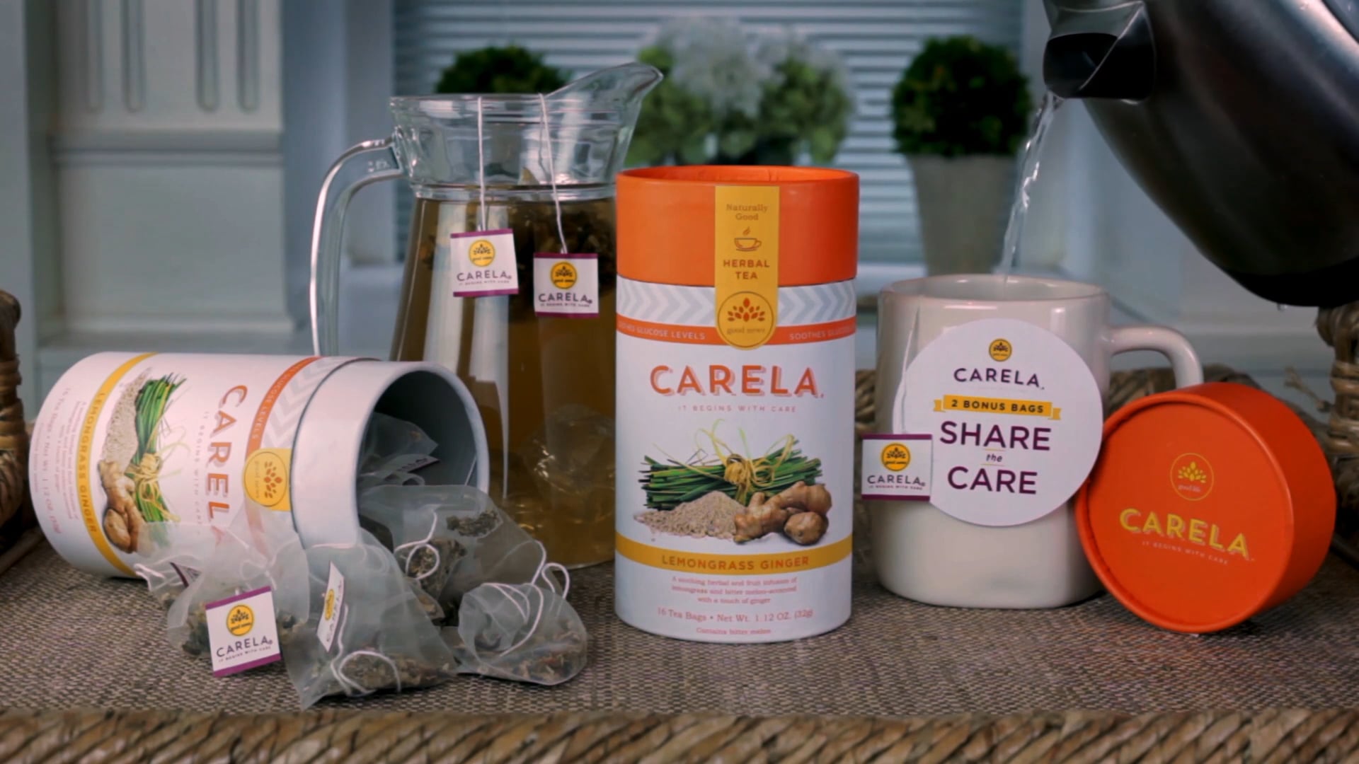 CARELA Tea: Lemongrass Ginger on Vimeo