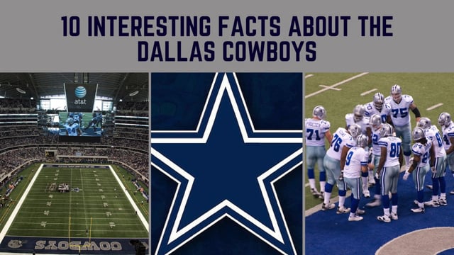 Dallas Cowboys: 5 Fun Facts About Your Favorite Cowboy Players - D210SPORTS