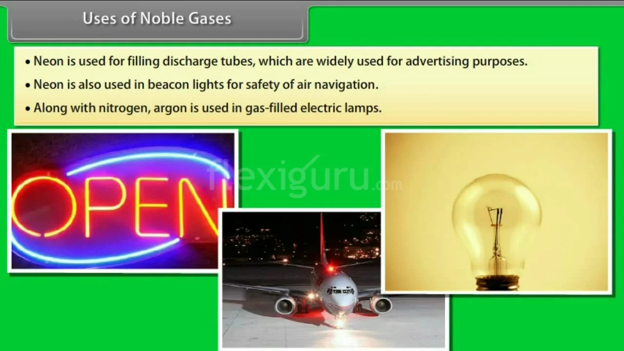 noble gases uses