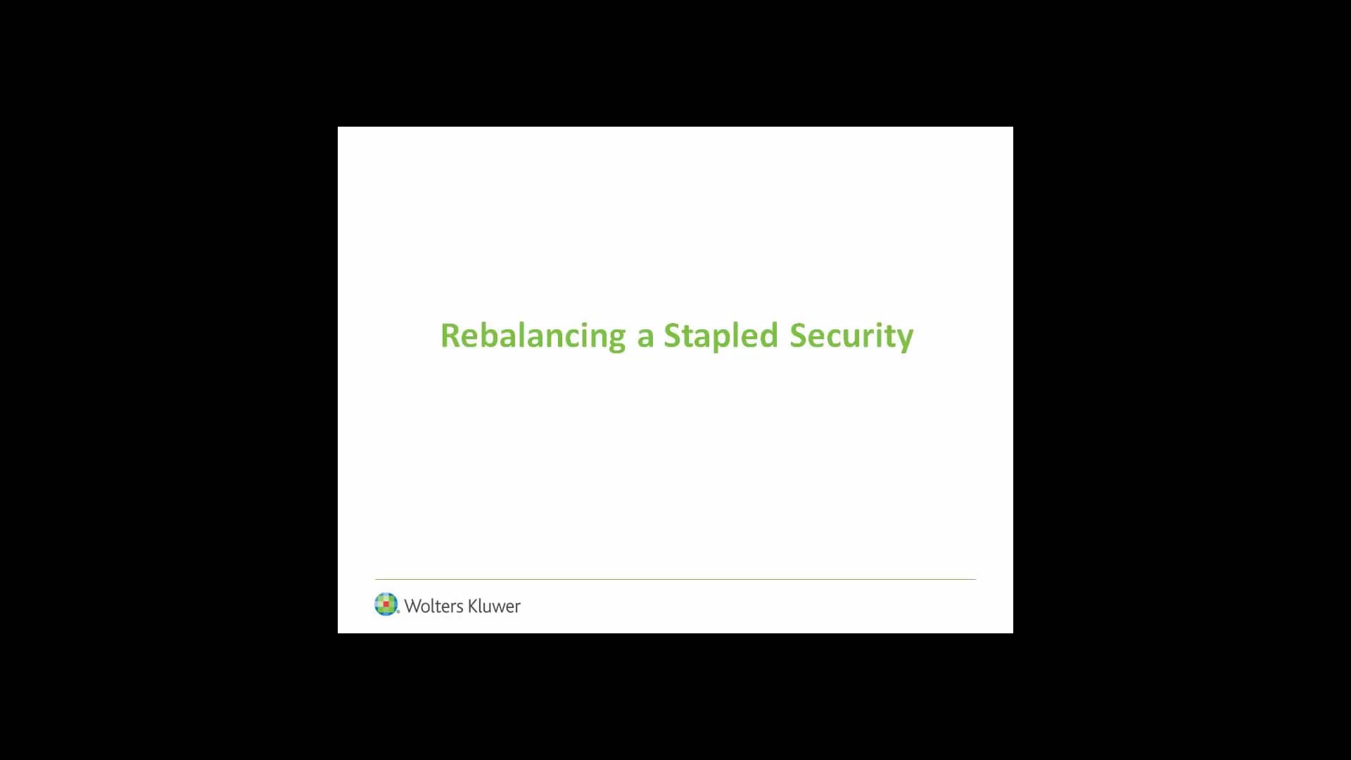 8 CGT Reporter Rebalancing a Stapled Security on Vimeo