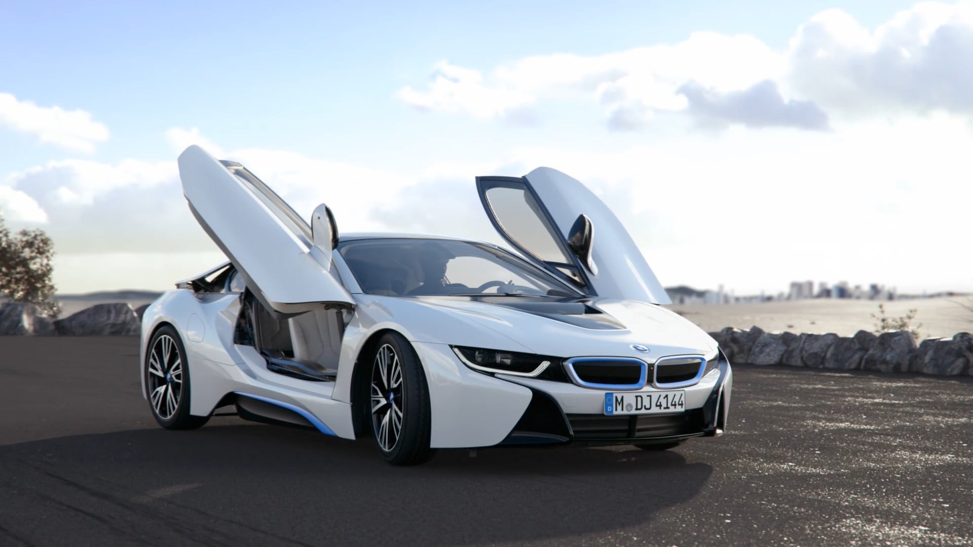 White BMW i8 Tuning