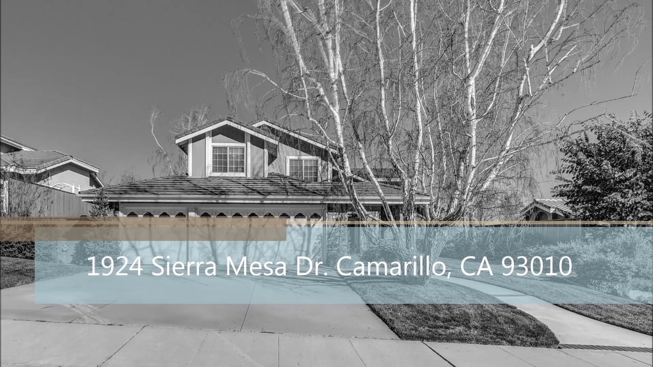 1924 SIERRA MESA DR. CAMARILLO, CA 93010