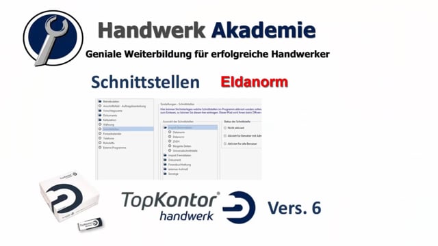 Schnittstelle Eldanorm