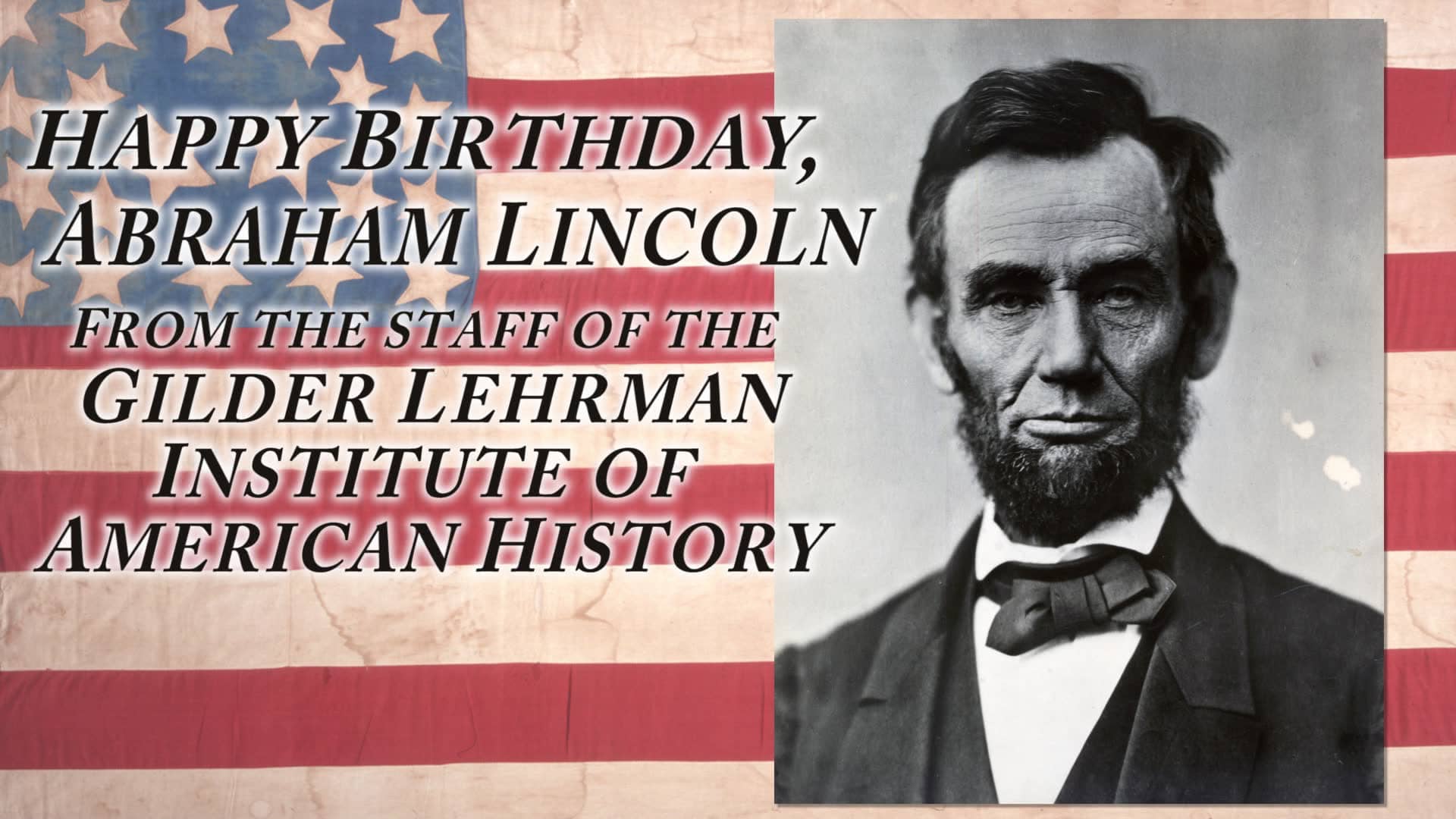 Happy birthday, Abraham Lincoln!! on Vimeo