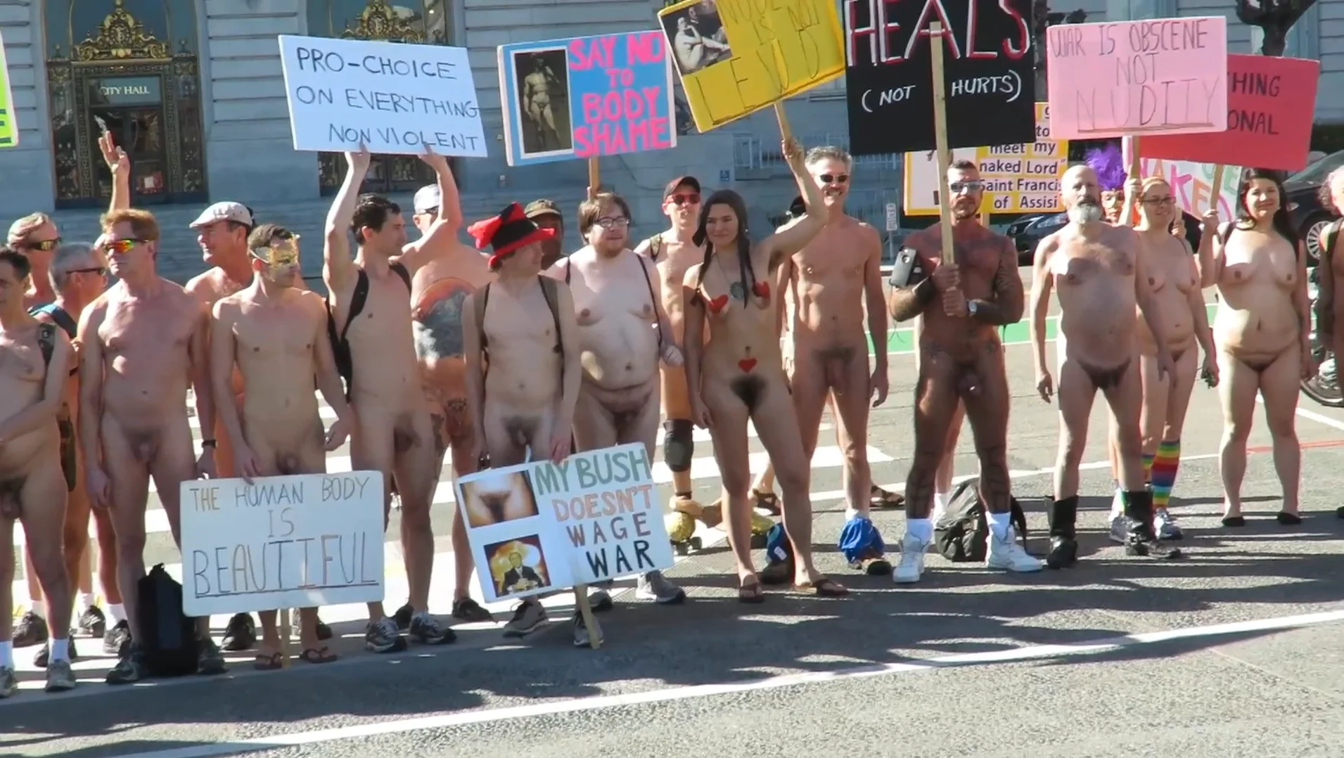 Valentines Day Nude Walk 2016