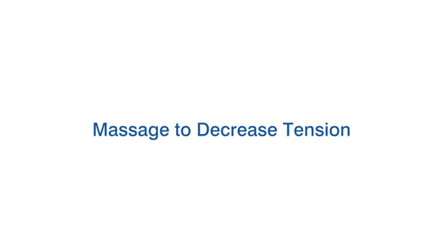 Decreased tension - Benefits of massage - Manchester Physio