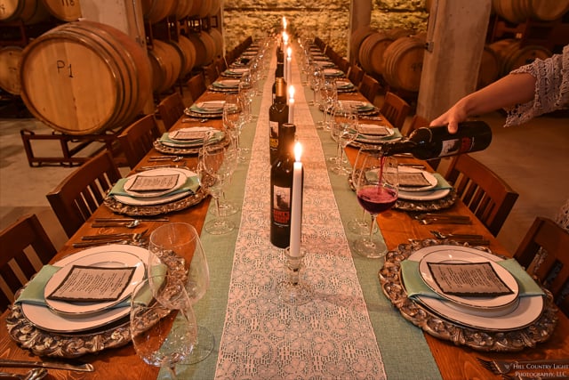 Hawk's Shadow Cellar Table - Reserve for Rehearsal Dinners :60