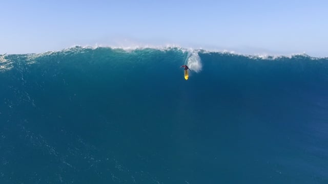 Waimea Bay Surfing Drone Video from Makai Creative