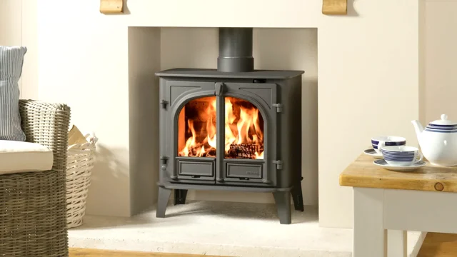Stovax Stockton 8 Wood Single Door Stove - Simply Stoves