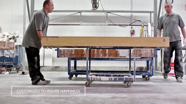 COCOON: How it´s made - Solid Baths Basins