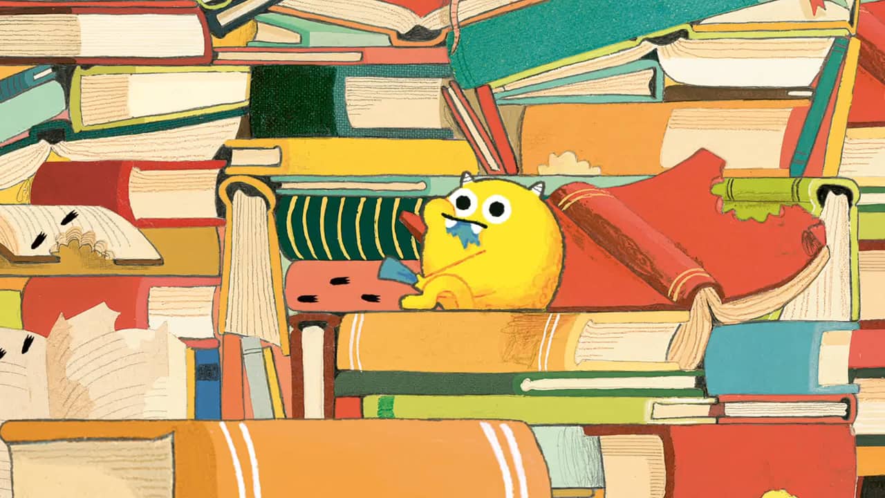 Nibbles The Book Monster book trailer (by Emma Yarlett) on Vimeo