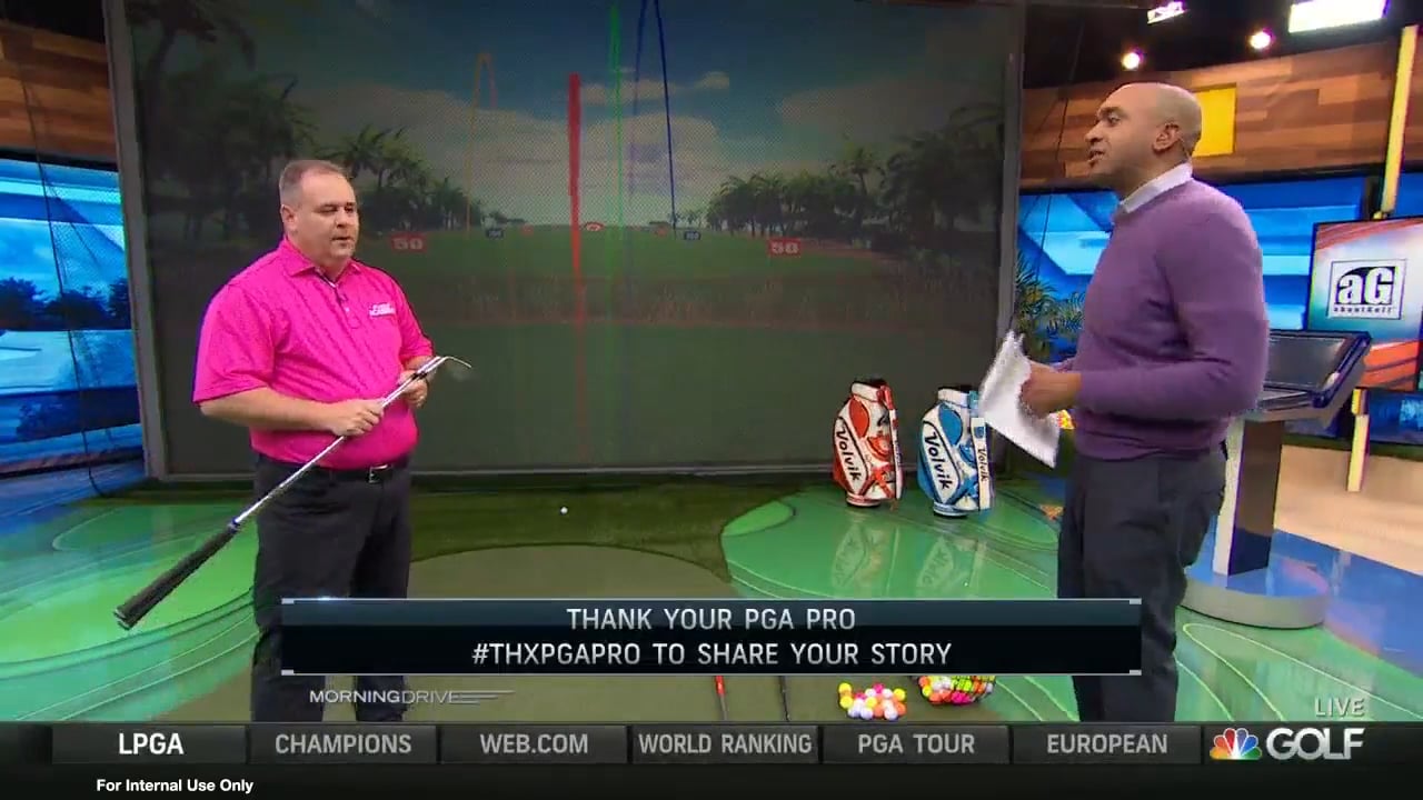 Morning Drive - Golf Channel Academy Instructor Craig Renshaw Thanking his PGA Pro Dale Boggs