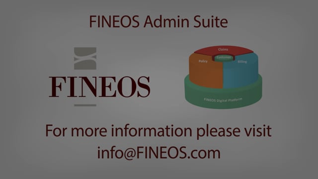FINEOS AdminSuite