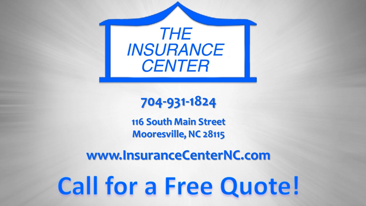 Insurance Center Mooresville NC Insurance on Vimeo