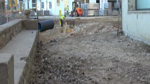 CiU de l'Escala denuncia l'enderroc d'un paviment històric a la Riba Vella
