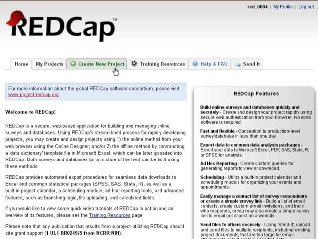 REDCap Overview | The Center for Biomedical Informatics and Biostatistics
