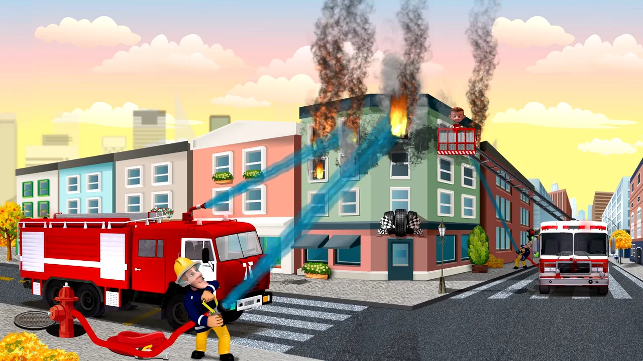 рисование пожарная машина в старшей группе. машина спешит на помощь. краски книжку машина. машина спешит на помощь. машина спешит на помощь.