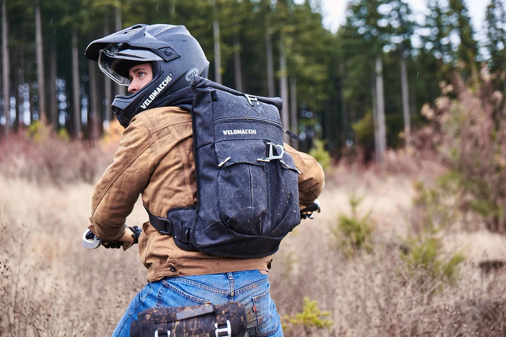Velomacchi バイク バックパック VELOMACCHI | speedway Backpack｜ASTERISK CUSTOM WORKS