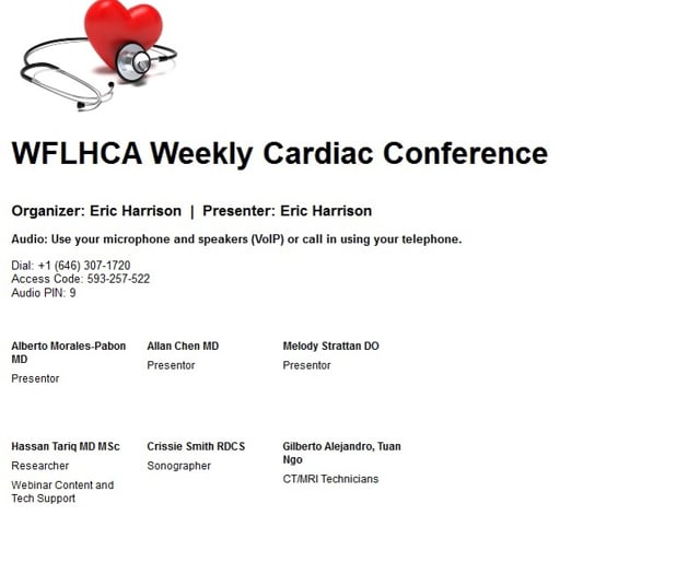 2016-02-24 WFLHCA Weekly Cardiac Conference