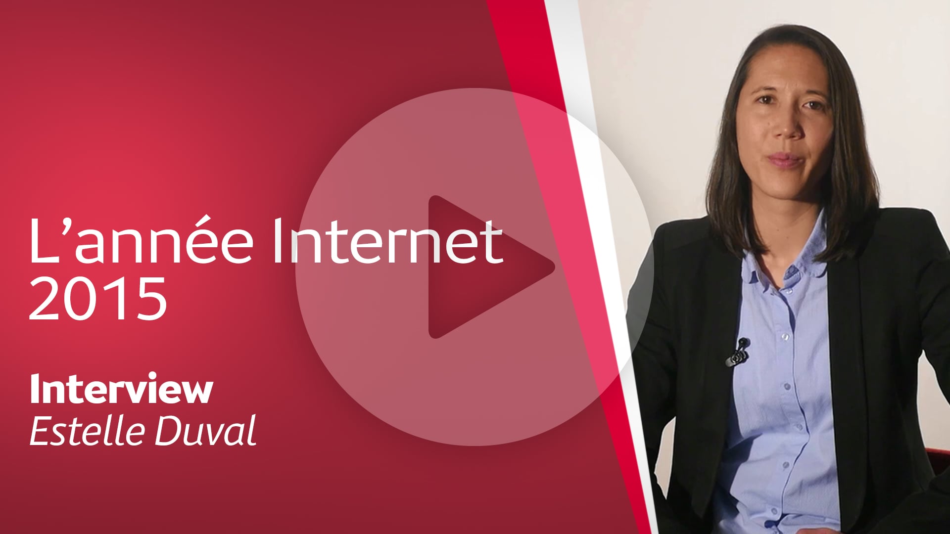 LAnnée Internet 2015 - Interview Estelle Duval, Médiamétrie on Vimeo