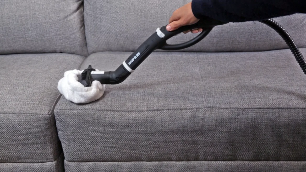 How to Clean a Fabric Sofa with a Steam Cleaner 