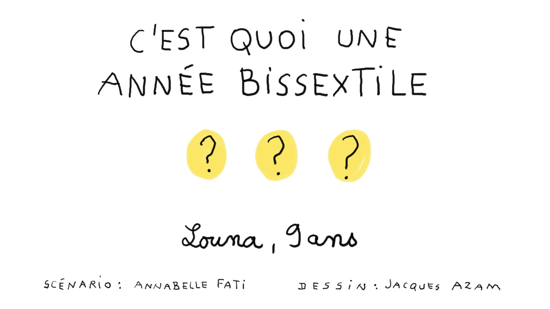 C'est quoi, une année bissextile ? | Videos & Movies on Vimeo