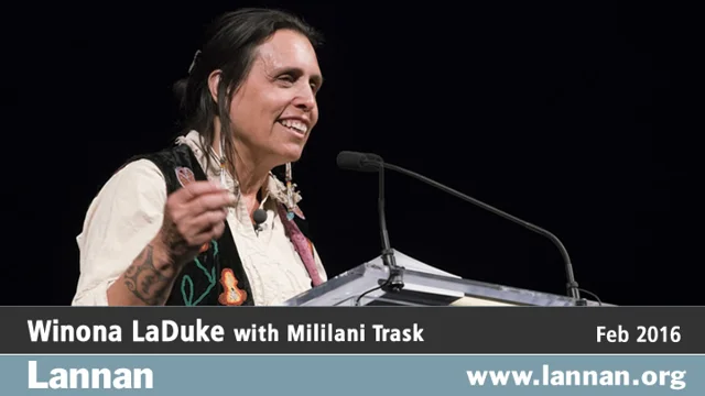 Winona LaDuke Talk 24 February 2016